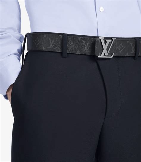 cintura nera louis vuitton uomo